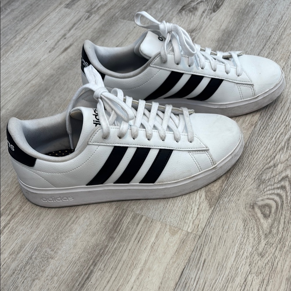 Adidas White and Black Sneakers